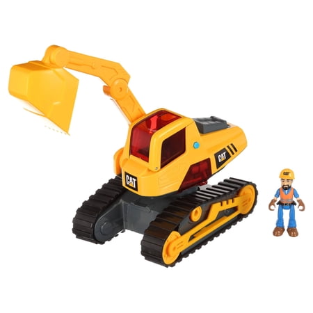 CAT Power Action Excavator Vehicle and Figure