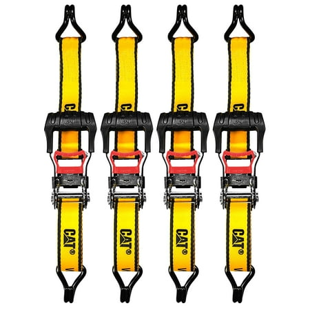 CAT Ratchet Tie Downs 1.5" X 16', 4 Piece