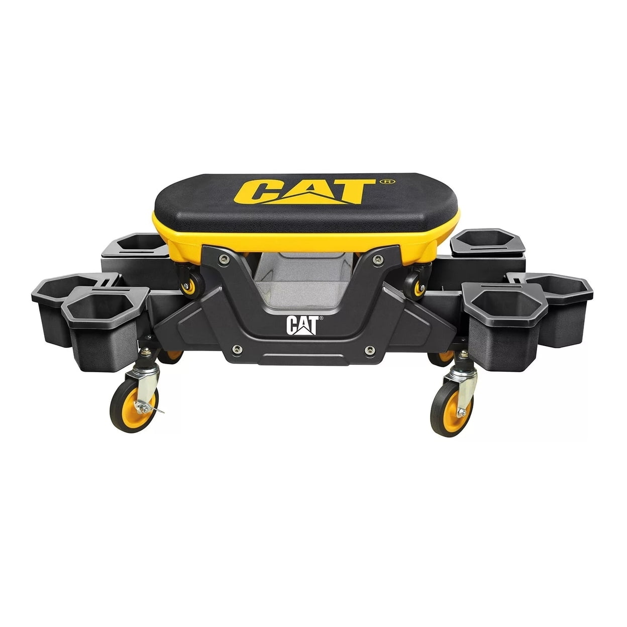 CAT Rolling Utility Seat with Detachable Sitting Creeper & Tray