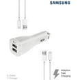 thumbnail image 1 of for CAT S62 Pro Charger! Adaptive Fast Charger Kit [1 Dual Port Car Charger + 2 Type-C Cables] True Digital Adaptive Fast Charging uses dual voltages for up to 50% faster charging!, 1 of 3