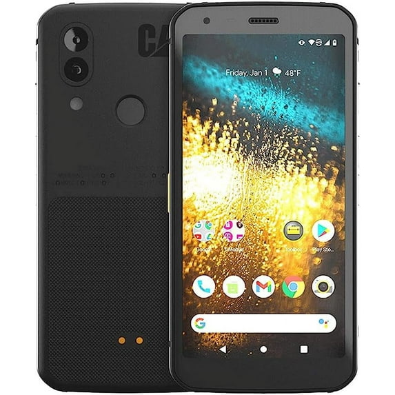 CAT S62 Unlocked - 4G Rugged Smartphone (IP68, MIL SPEC 810H, Super Bright 5.7" FHD+ Display, 4000mAh Battery, 4GB RAM / 128 GB ROM) - Black- NEW