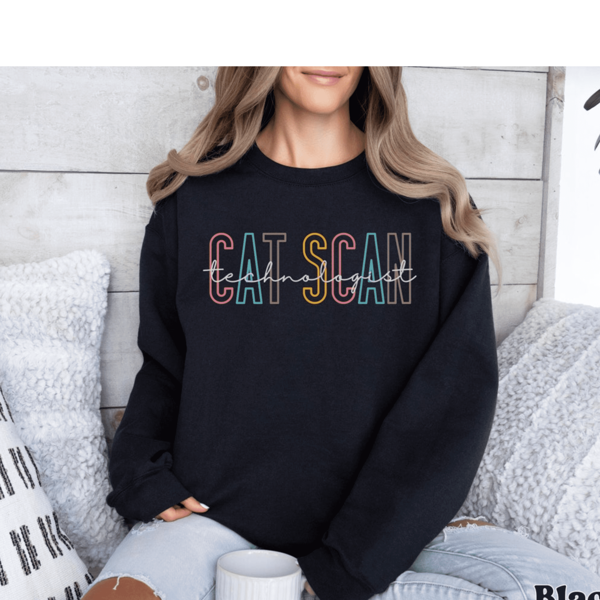 CAT Scan Tech Sweatshirt CT Technologist Crewneck for Radiology ...