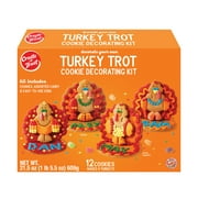 Create A Treat Stand Up Turkey Trot Cookie Kit, 6 Count, 21.5 Ounce, Shelf Stable, Prepared Desserts