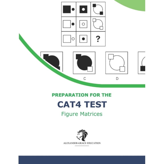 CAT4 Test Preparation - Figure Matrices (Levels A - G) - 100+ Practice Questions, (Paperback)