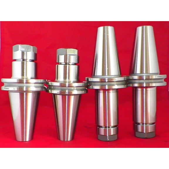 CAT40 ER20 Collet Chucks 4 Pcs w Projection 2.76"-4" Balanced G2.5 @20,000 RPM