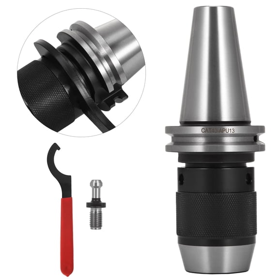 CAT40 Keyless Drill Chuck 1/2 inch for CNC Milling Machine, Engraving&Lathe Tools - Collet Chuck Holder