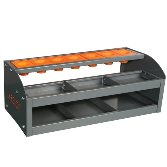 CAT40 Tool Rack CNC Tool Holder on Desktop Randomly Placed CNC Tool Carts Small CNC Tool Cabinet CNC Tool Storage CNC Tools Cart(CAT40-7CAP)