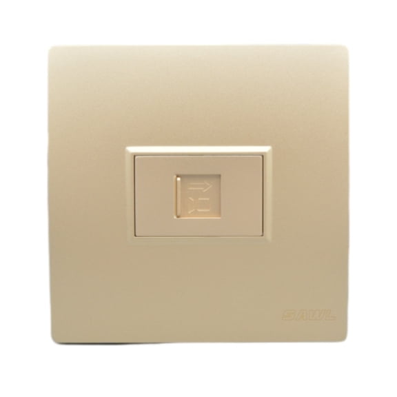 CAT5E Gigabit Network Socket, Ethernet RJ45 LAN Cable Faceplate Networking Port Face Plate Socket Box for Ethernet Cable Installation Internet Outlet Panel 86x86mm