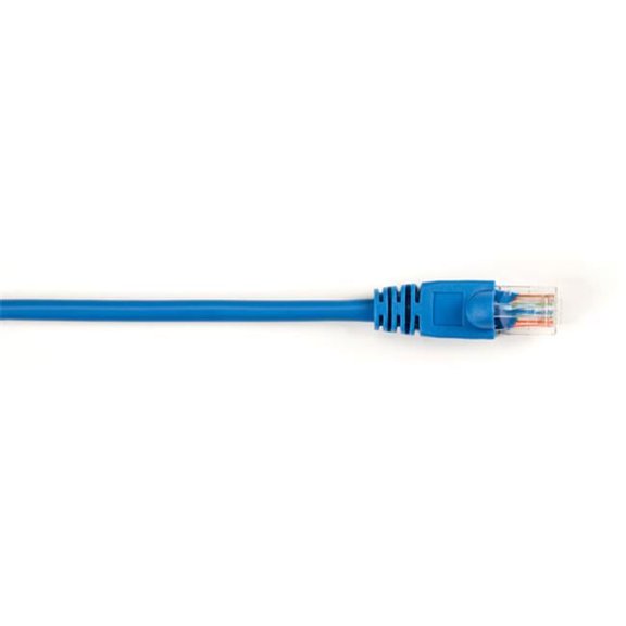 CAT5e 100 MHz Ethernet PVC Patch Cable, UTP - Snagless, Blue - 20 ft.