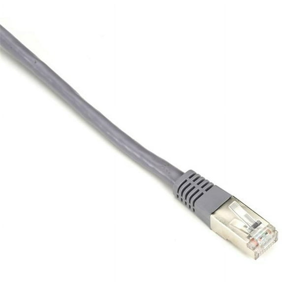 CAT5e 100-MHz Shielded Stranded PVC Cable - 26 AWG, Gray - 1 ft.