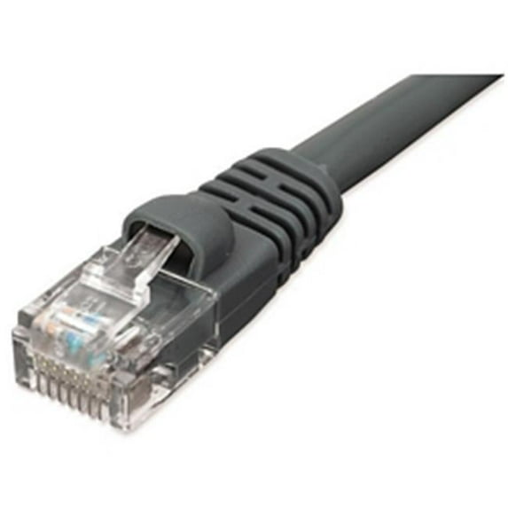 CAT5e Enhanced Patch Cable, with Boot 10ft, Black