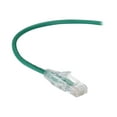 thumbnail image 1 of Black Box Slim-Net - Patch cable - RJ-45 (M) to RJ-45 (M) - 10 ft - UTP - CAT 6 - booted, molded, stranded - green, 1 of 2