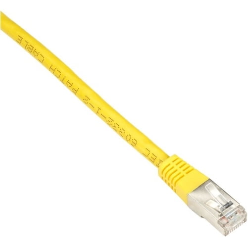 Black Box 10ft CAT6 250-MHz Shielded Stranded Cable SSTP PIMF PVC Yellow