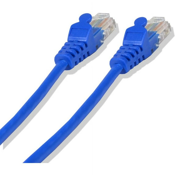 CAT6 Blue Ethernet Network 1' Feet 24 AWG Patch Cable RJ45 LAN Wire (10/pack)