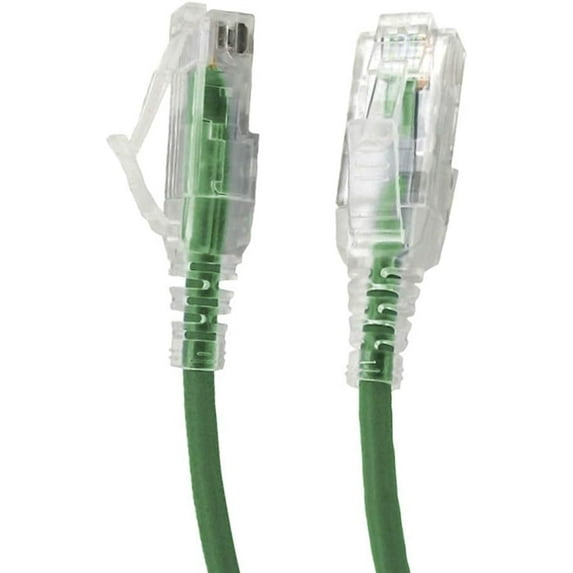 CAT6 CMR Riser LAN Network Ethernet Patch Cord, Solid Pure Copper 23AWG 4-Pair UTP, RJ45 Fittings with Boot, UL ETL CMR, Internet Modem Cable, Assembled in USA (110 ft Green)