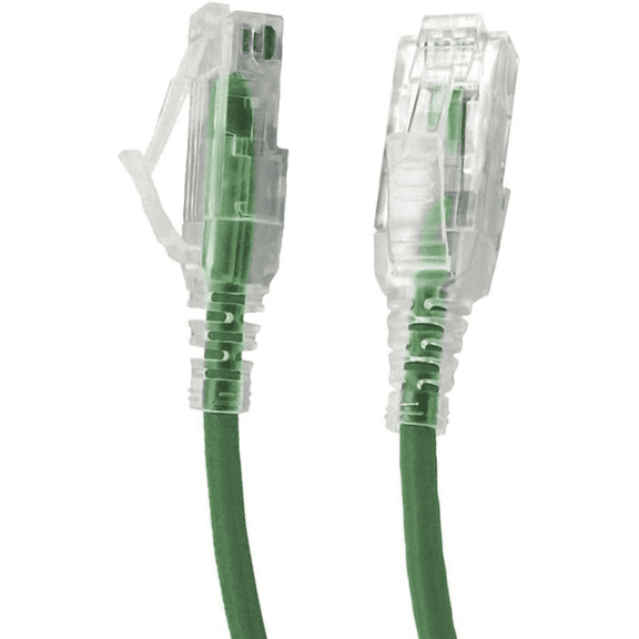 PHATSAT CAT6 Riser CMR Ethernet Cable, 23AWG Solid Copper UTP, RJ45 with Boot, UL ETL, Made in USA (25 feet, Green)