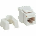 thumbnail image 1 of CAT6 KEYSTONE JACKS 10 PACK 4PPOE WHITE, 1 of 7