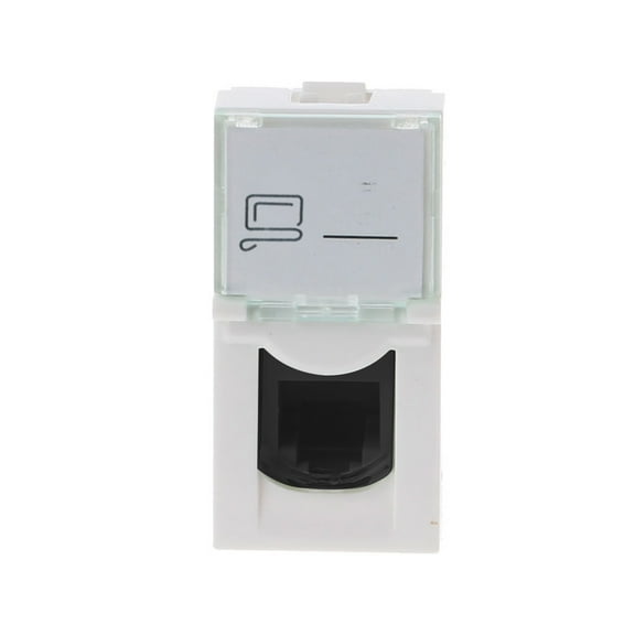 Ethernet Wall Plate, Keystone Wall Plate with RJ45 Keystone Coupler insert, Female to Female Cat6 Keystone