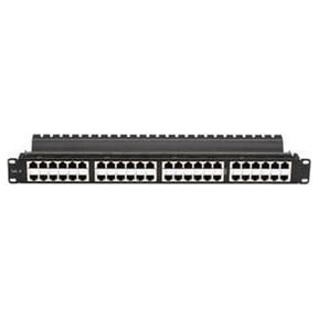 48PORT CAT6 SHIELDED FEED-THROUGH PATCH PANEL