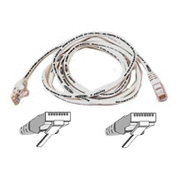CAT6 patch cable RJ45M/RJ45M 15ft white