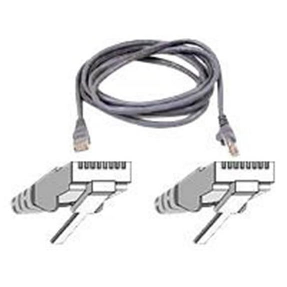 CAT6 patch cable RJ45M/RJ45M 20ft gray