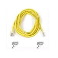 thumbnail image 1 of CAT6 patch cable RJ45M/RJ45M 25ft yellow, 1 of 1