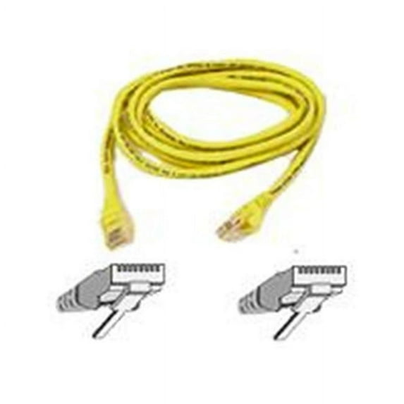 CAT6 patch cable RJ45M/RJ45M 50ft yellow