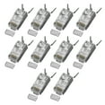 thumbnail image 1 of CAT6A RJ45 Modular Plug 3 Prong Gold Contacts 10Gbps Shieldeds Ethernet connectors, 1 of 8