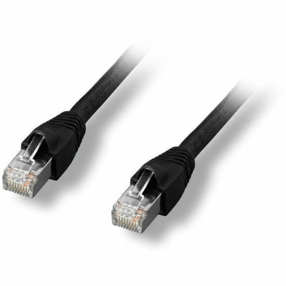 Comprehensive Cable CAT6A-7BLK Cat6a Shielded Patch Cable Cabl Black 7ft.