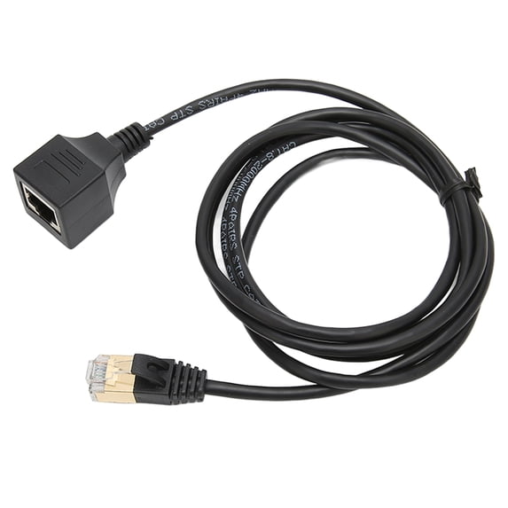 CAT8 Ethernet Cable CAT8 OD 3.8mm Ultra Fine Wire 8P8C 10 Gigabit Male to Female RJ45 Straight Head 1.5 Meters Cable