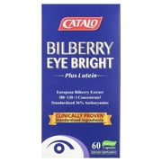 CATALO Bilberry Eye Bright Plus Lutein, 60 Vegetarian Capsules