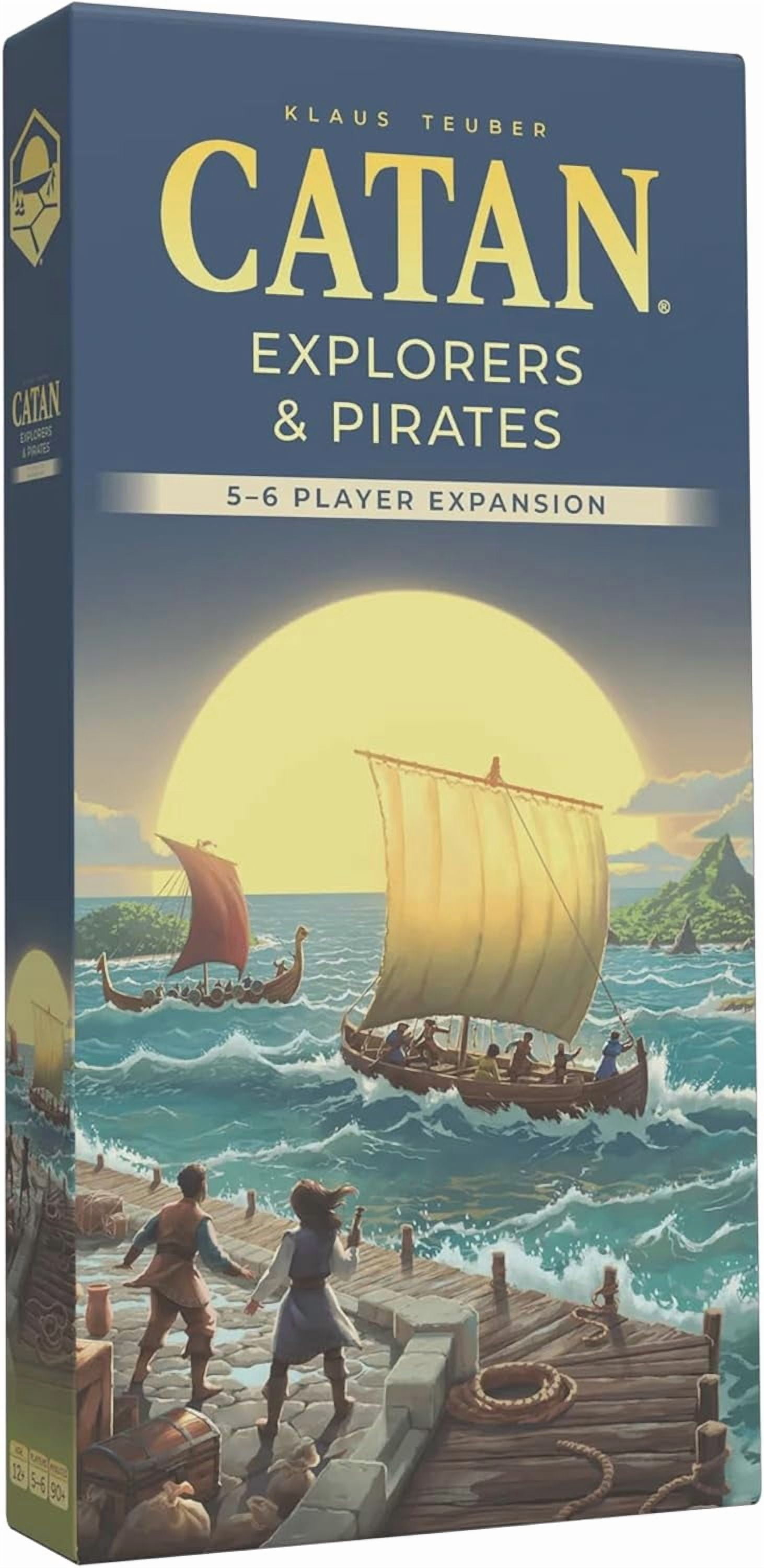 CATAN 6E – Explorers & Pirates 5-6 Player Strategy Board Game Expansion for Ages 10+, from Asmodee