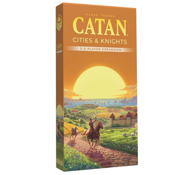 CATAN  6E  Cities & Knights 5-6 Player Strategy Board Game Expansion for Ages 10+, from Asmodee