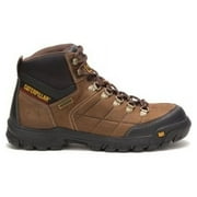 Caterpillar Mens Threshold Waterproof Soft Toe Work Boot Real Brown - P74128