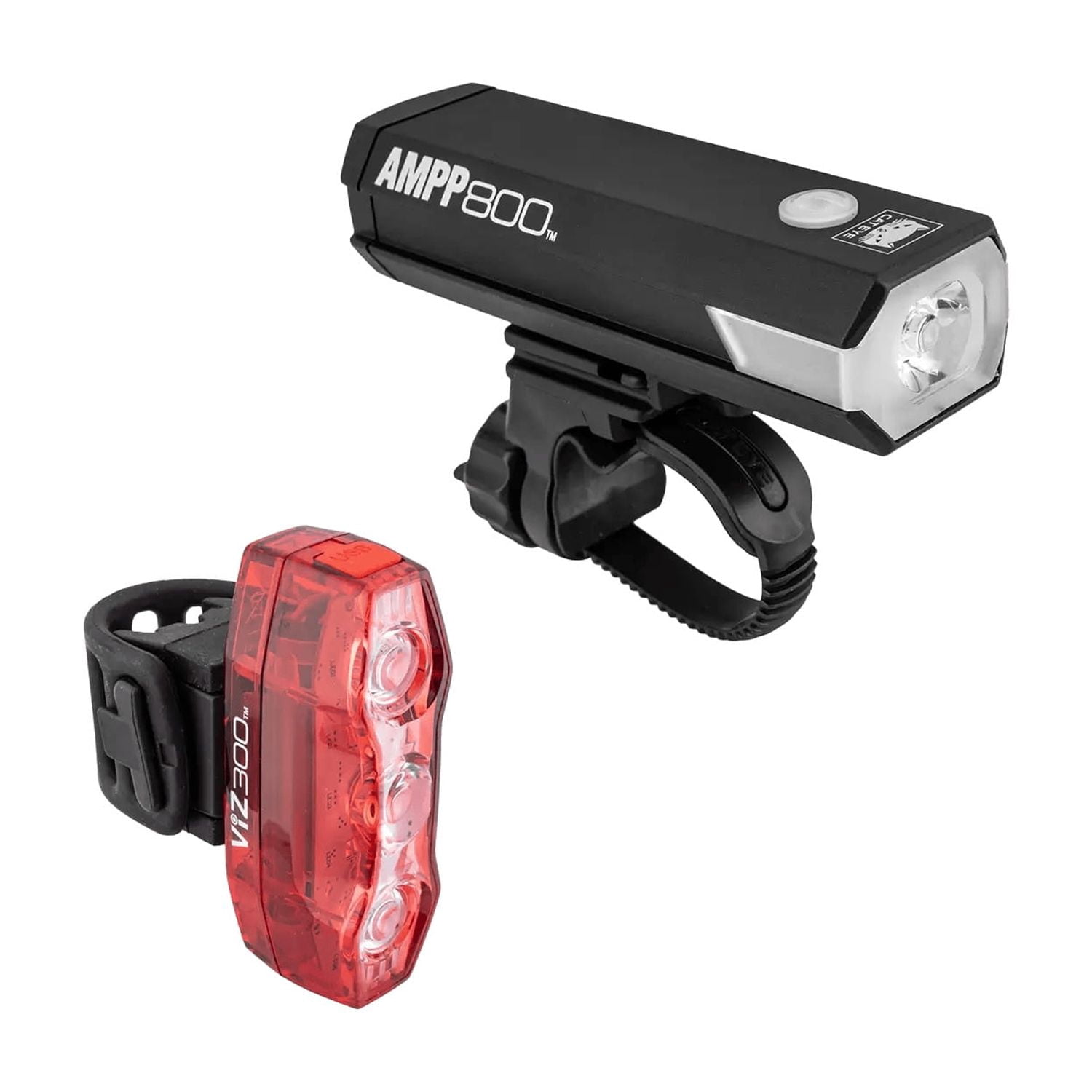 Bike CATEYE AMPP800 & ViZ300 Combo Set - 800 Lumen Headlight 