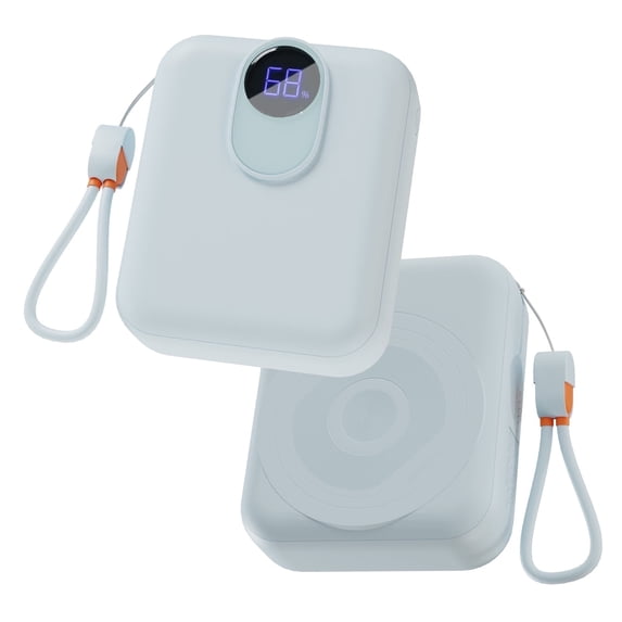 Baokaler Portable Charger, Smallest 22.5W 10000mAh USB C in & Out Power Bank Fast Charging, Phone Battery Pack Compatible with iPhone 17 16 15 14 Pro Samsung S24 Google iPad etc(Blue-2PK)