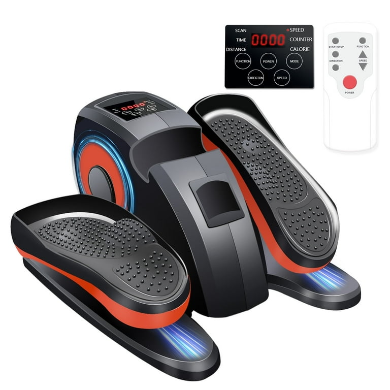CATGOOD Under Desk Elliptical Ellipse Leg Exerciser for Seniors Fully Assembled Portable and Quiet Pedal Exerciser at Home Elliptical Machine While Sitting with Remote Control Adjustable Speeds Walmar...
