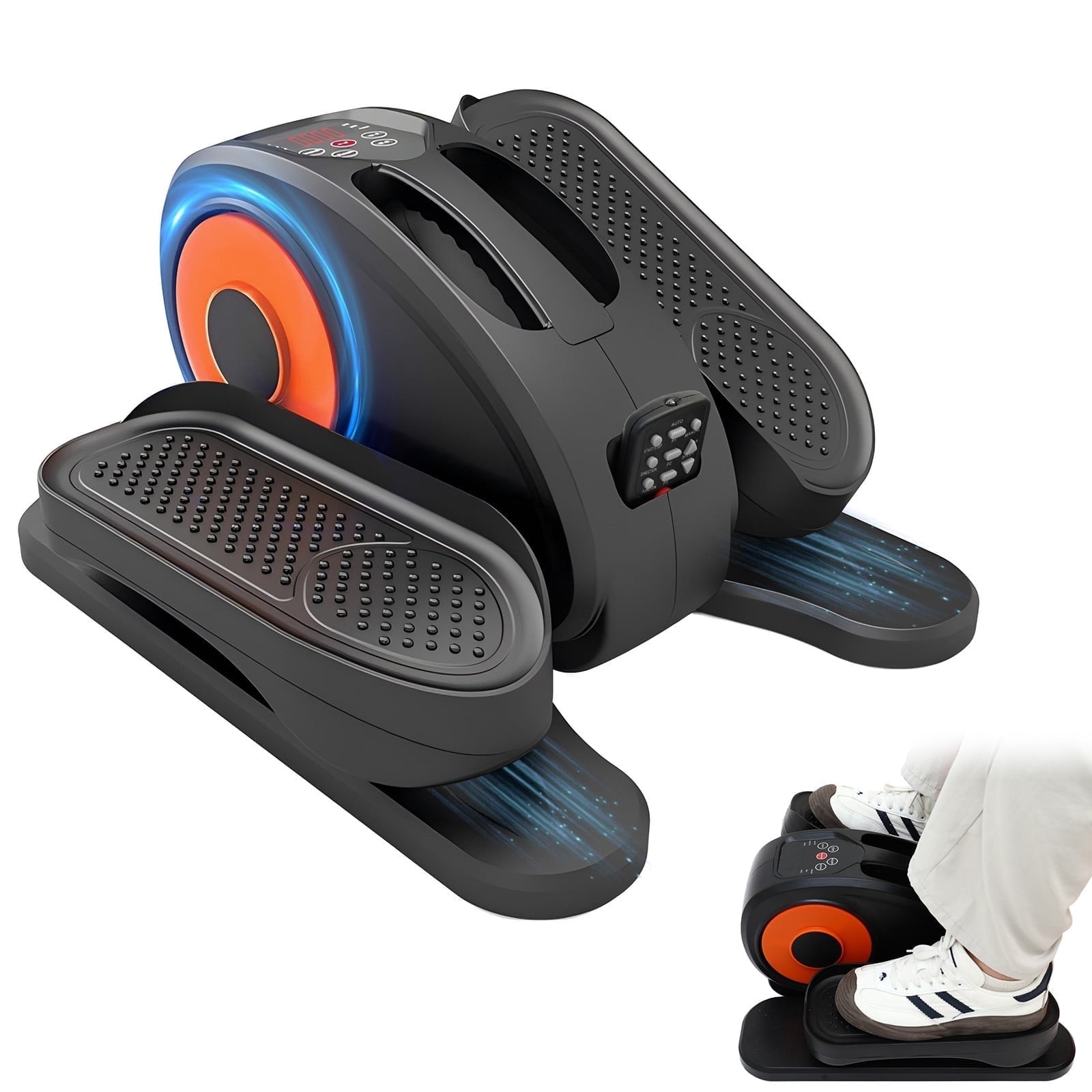 RICAN Under Desk Elliptical Machine, Quiet Ellipse Leg Exerciser for ...