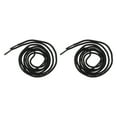thumbnail image 1 of CATIEBYE 1 Pair Black Polyester Shoelace for Running Shoes Easy to Fasten Round Laces for Men and Women, 1 of 8