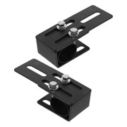 CATIEBYE 1 Pair Black Carbon Steel Light Bar Mounting Brackets for Roof Rack Off-Road Vehicle Accessories