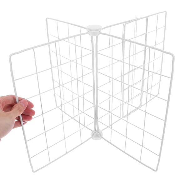 CATIEBYE Wire Shelf Dividers White Iron Material Layered Design for Freezers and Organizers 1 Set