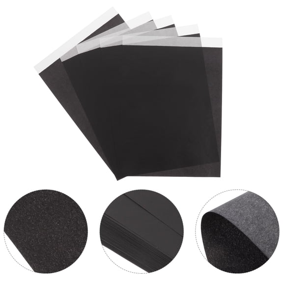 CATIEBYE Graphite Transfer Paper 100 Sheets for Art, Craft, Clear Pattern Copying and Transfer, Ideal for Students and Artists