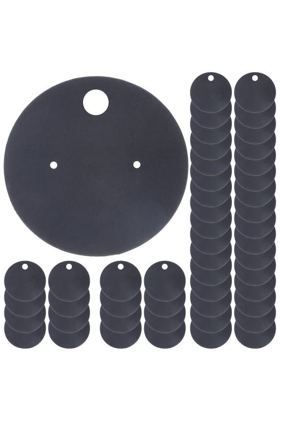 Premium Black Earring Display Cards for Storage 100Pcs