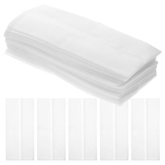 CATIEBYE 100Pcs Breathable Fabric Planting Bags White for Home Vegetable and Flower Growth
