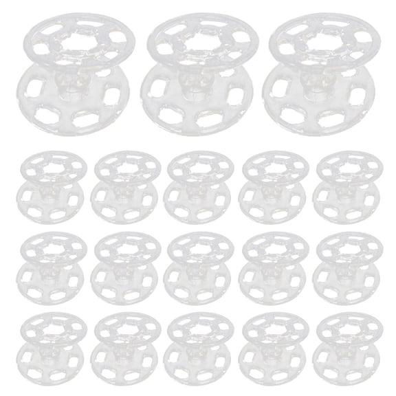 CATIEBYE 100Pcs White DIY Invisible Shirt Buttons for Jackets and Fashion Sewing Projects