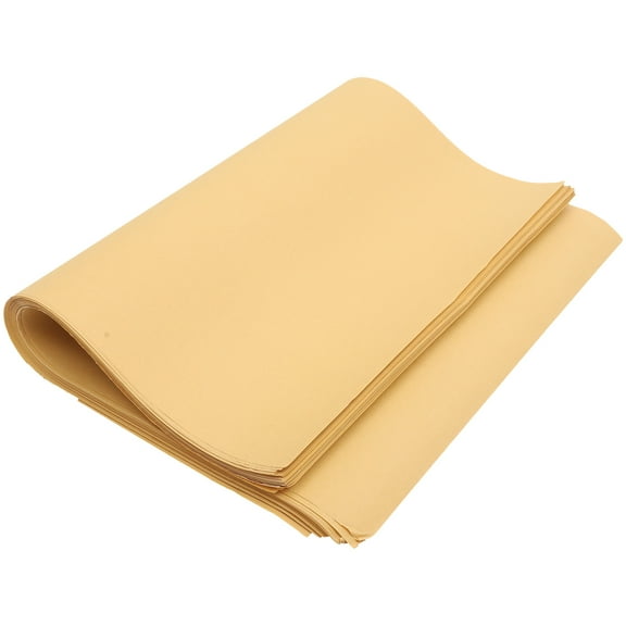CATIEBYE 100pcs Beige Paper Sheets for Sandwiches and Fried Foods, Food Grade Disposable Baking and Serving Paper