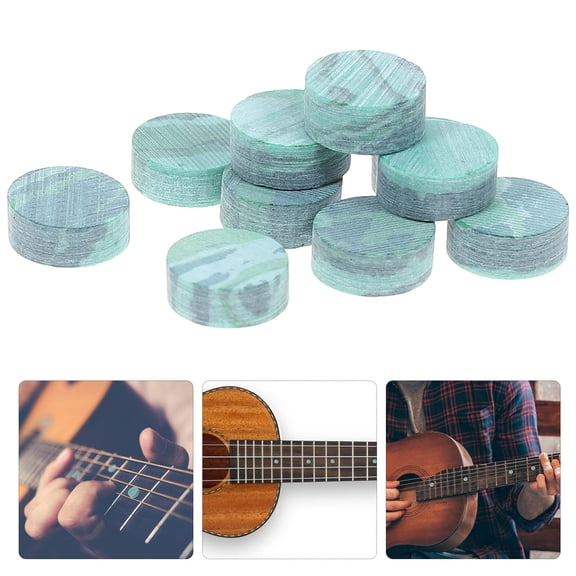 CATIEBYE Green Abalone Fingerboard Dot Inlays for Guitar Mandolin Banjo and
