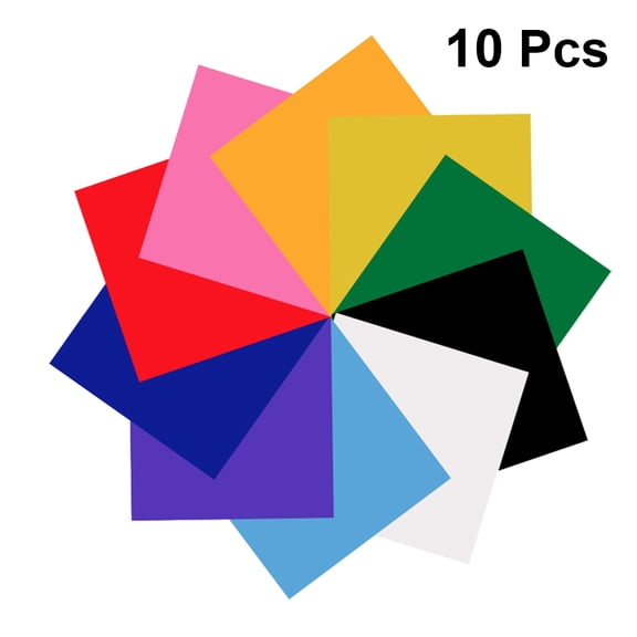 CATIEBYE Heat Transfer Vinyl Film for Fabric 10 Pcs PU Letters and Graphics for Crafting