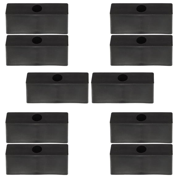 CATIEBYE 10Pcs Sliding Window Lock Limiter Block for Window Safety Collision Protection Black