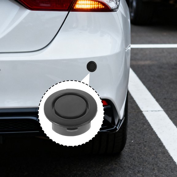 CATIEBYE 10Pcs Durable Waterproof Black Bumper Hole Protectors for Car Parking